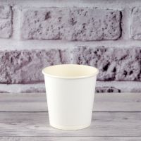 Стакан паперовий двошаровий білий 180 мл