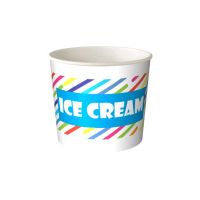 Мороженица бумажная D-87 мм 280 мл ICE CREAM