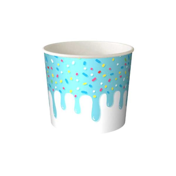 Морожениця паперова D-87 мм 280 мл ГЛАЗУРЬ