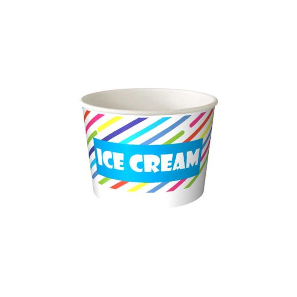 Морожениця паперова D-75 мм 125 мл ICE CREAM