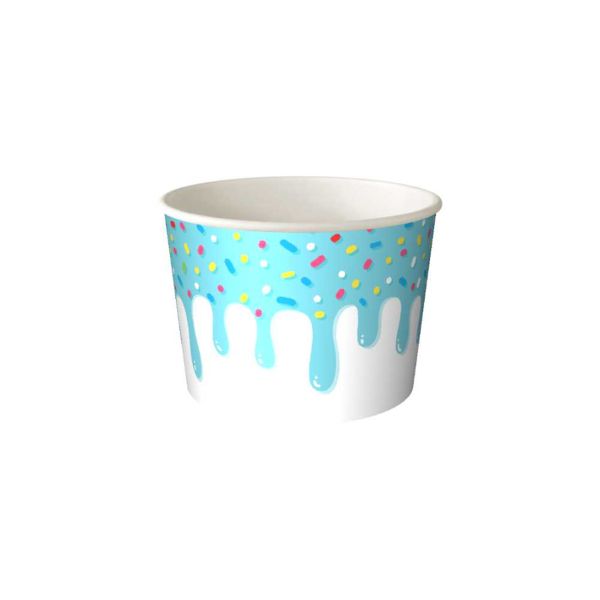 Морожениця паперова D-75 мм 125 мл ГЛАЗУРЬ