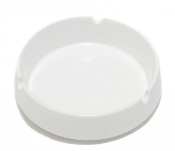 Попільничка кругла відкрита біла One Chef