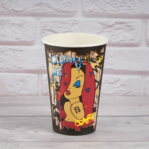 Стакан паперовий 340 мл CARTOON`S