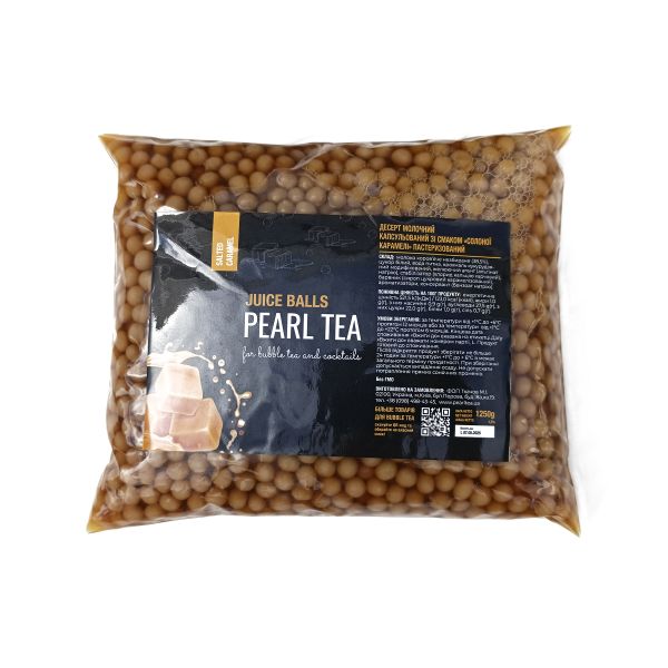 Bubble Tea Соковиті кульки зі смаком Солона карамель 1,25 кг