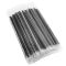 Трубочки з гофрой d-4.8 мм L-210 мм чорні в індивідуальній целофановій упаковці 200 шт