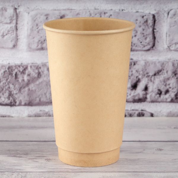 Стакан паперовий двошаровий БАМБУК 500 мл