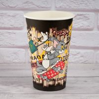 Стакан бумажный 500 мл CARTOON`S