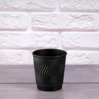 Гофростакан Ripple Double Black 110 мл
