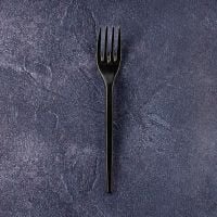 Виделка 16 см ЧОРНА 100 шт