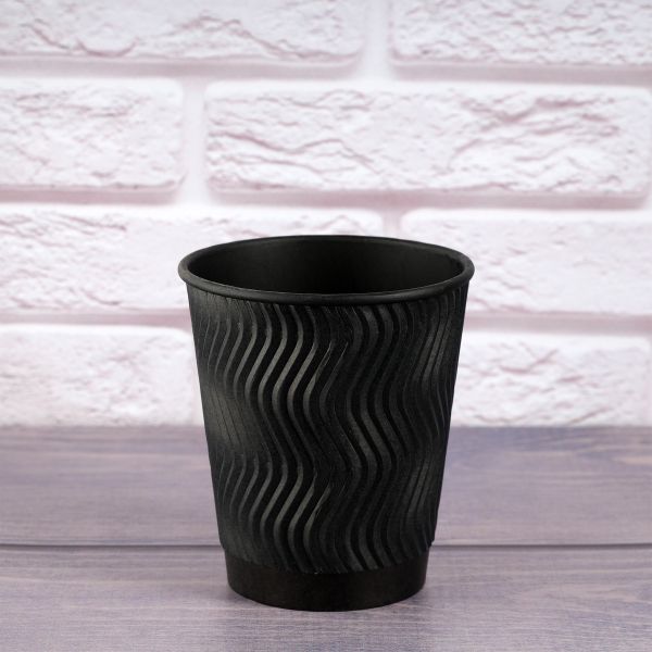 Гофростакан Ripple Double Black 270 мл