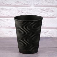 Гофростакан Ripple Double Black 400 мл