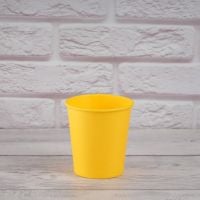 Стакан бумажный 110 мл YELLOW