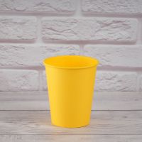 Стакан бумажный 175 мл YELLOW
