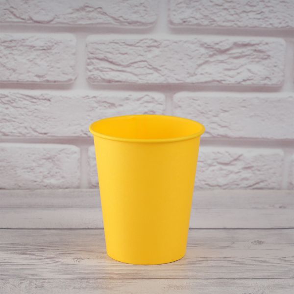 Стакан паперовий 175 мл YELLOW