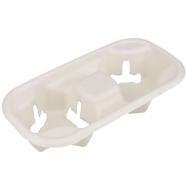 Тримач для 2-х стаканів з цукрової тростини