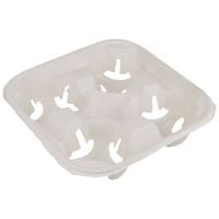 Держатель для 4-х стаканов из сахарного тростника