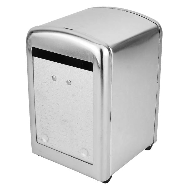 Диспенсер 100*110*155 мм для серветки металевий Silver