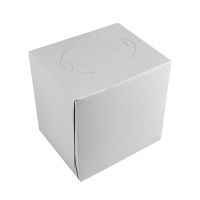 Серветки косметичні Ruta 32,5*32,5 см 1/8 2 шари білі куб 80 шт