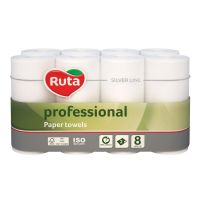 Рушники паперові Ruta на гільзі 2 шари 45 відривів 8 рул