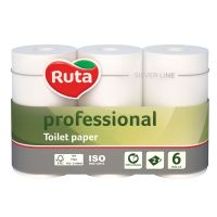 Туалетний папір Ruta на гільзі 2 шари 55 м 500 відривів целюлозний 6 рул