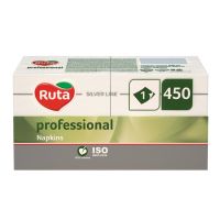 Серветки паперові Банкетні Ruta 24х24 см білі 450 шт