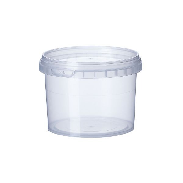 Контейнер з кришкою РР 350 мл d-98 мм h-71 мм ПРОЗОРИЙ