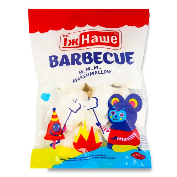Маршмеллоу ЇЖ НАШЕ Барбекю 250 г