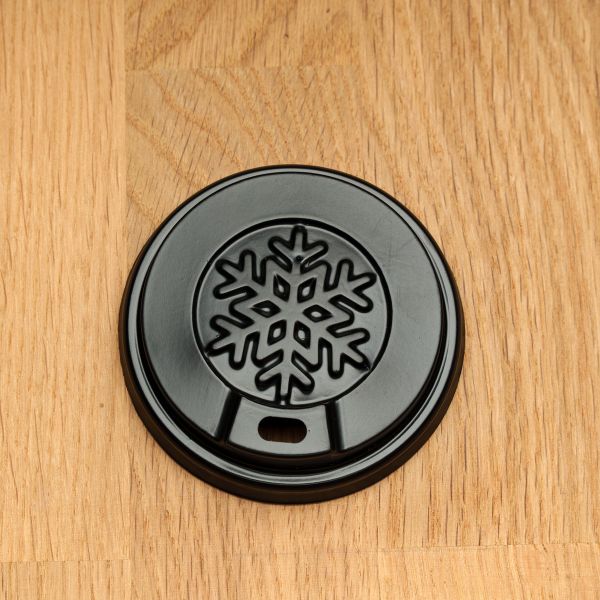 Кришка ST-72 чорна сніжинка