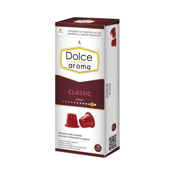 Кава в капсулах Dolce Aroma Classico для системи Nespresso 10 шт