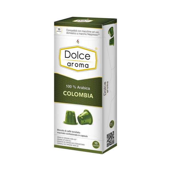 Кава в капсулах Dolce Aroma Colombia для системи Nespresso 10 шт