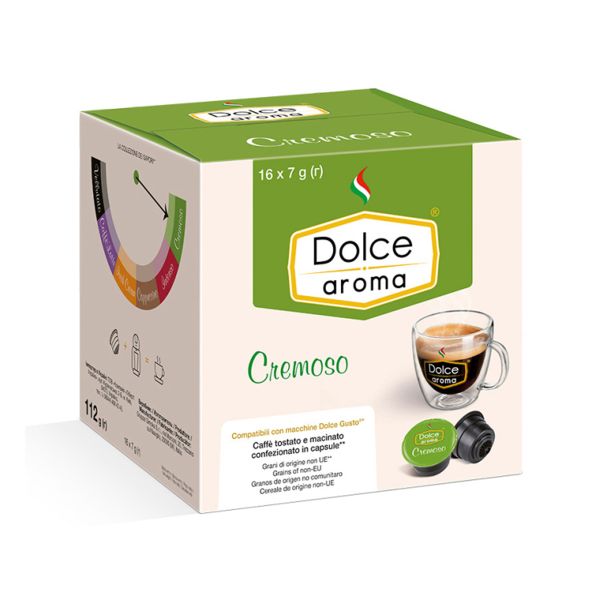 Кава в капсулах Dolce Aroma Cremoso для системи Dolce Gusto 16 шт