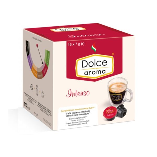 Кава в капсулах Dolce Aroma Intenso для системи Dolce Gusto 16 шт