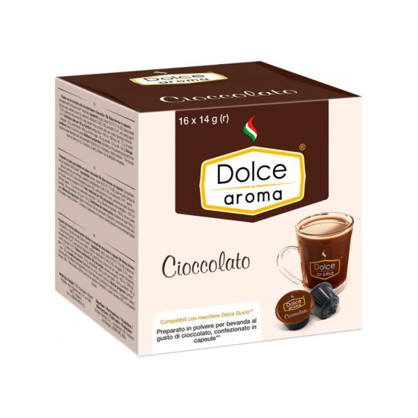 Кава в капсулах Dolce Aroma Cioccolato для системи Dolce Gusto 16 шт