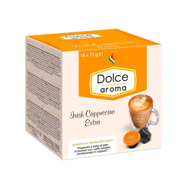 Кава в капсулах Dolce Aroma Irish cappuccino для системи Dolce Gusto 16 шт