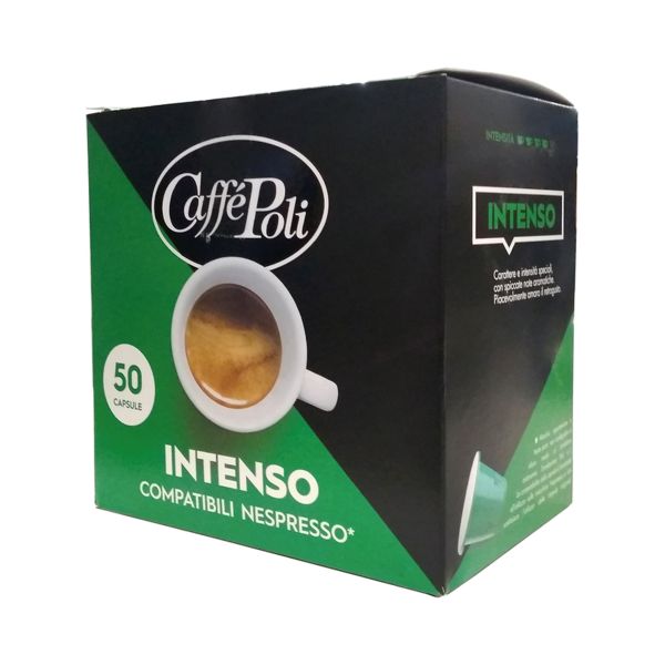 Кава в капсулах Caffe Poli Intenso для системи Nespresso 50 шт