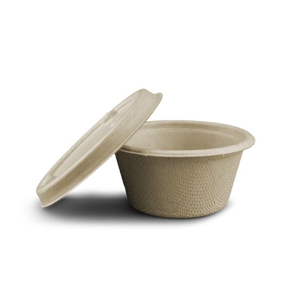 Соусник з кришкою БІО з цукрової тростини 60 мл