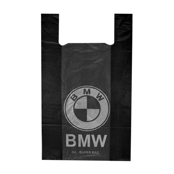 Пакети майка BMW 38*58 см 23 мкм чорні 50 шт