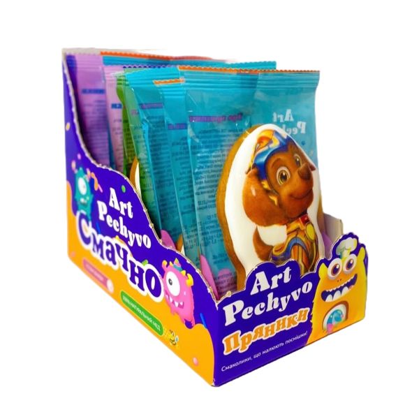 Пряники медово - імбирні тематичні - мультгерої 43 г 9 шт