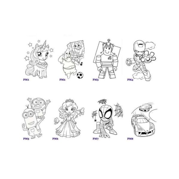 Пряники медово-імбирні розмальовки - мультгерої 56 г 6 шт