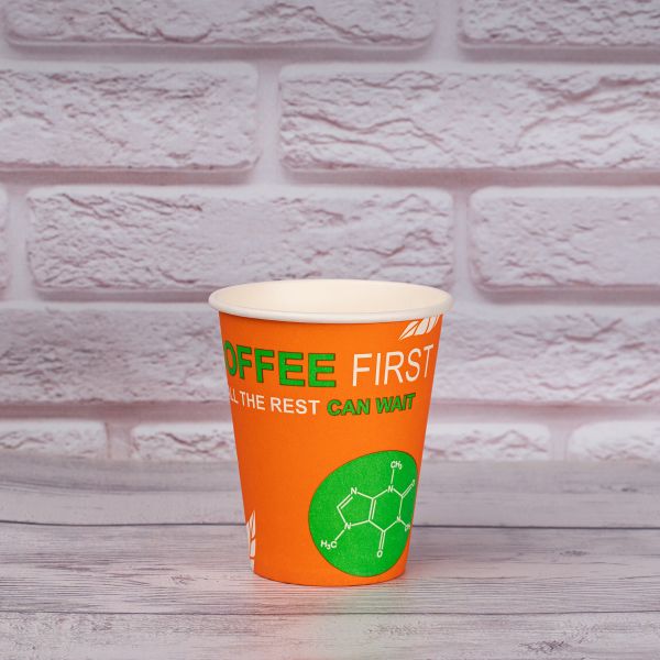 Стакан паперовий 175 мл Сoffee First