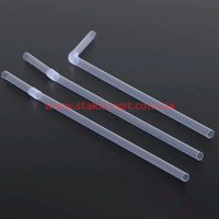 Трубочки с гофрой 21см 200шт прозрачные