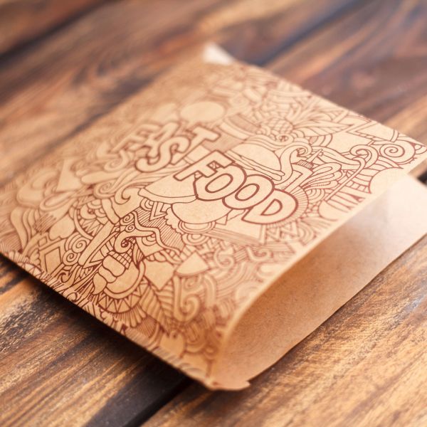 Упаковка для млинців та бургерів 140*140мм 40г/м2 100шт