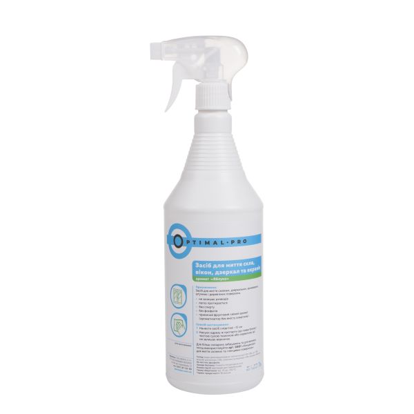 Засіб для миття скла OPTIMAL-PRO Зелене яблуко 1 л