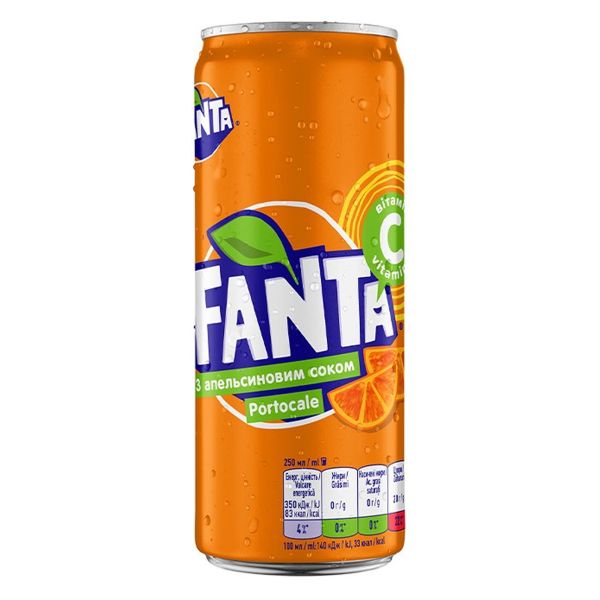 Напій газований Fanta 0,33 л Ж/Б