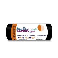 Пакети для сміття оптимальні 60л/40шт Tofix 8 мкм