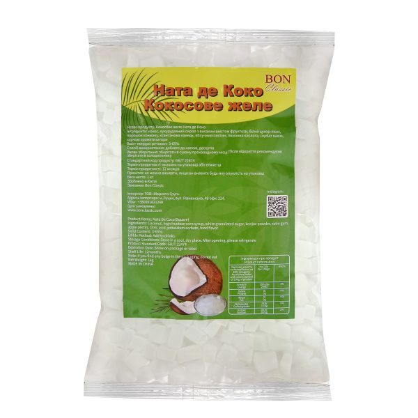 Желе Кокосове Bon Classic Ната де Коко 1 кг
