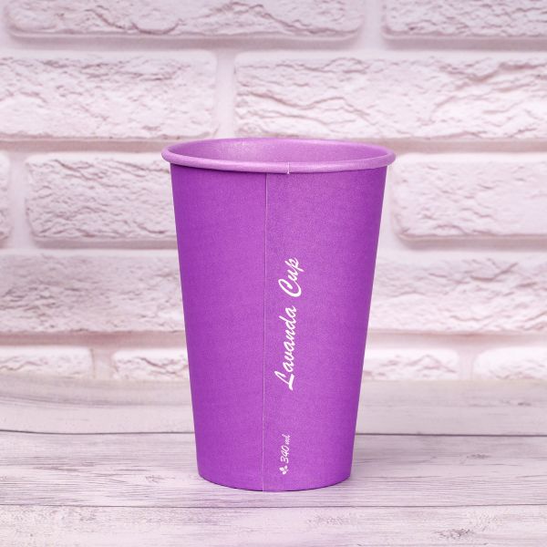 Стакан паперовий 340 мл LAVANDA CUP