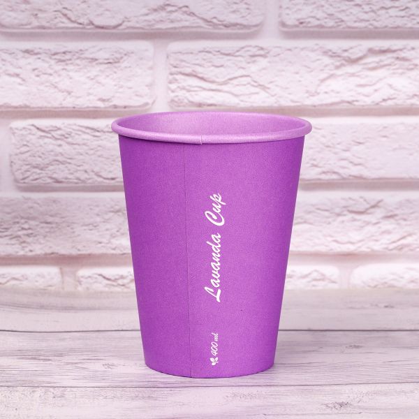 Стакан паперовий 400 мл LAVANDA CUP