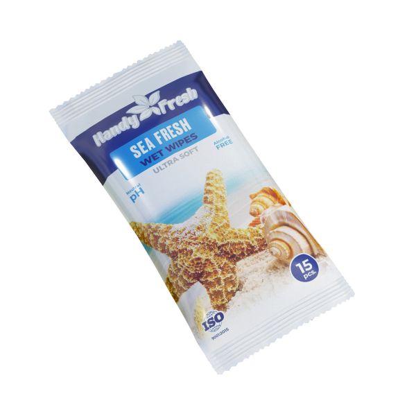 Серветки вологі Handy Fresh sea fresh 15 шт