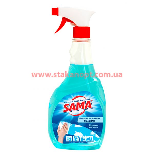 Засіб для миття скла SAMA 500 мл Морська Свіжість тригер